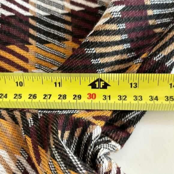 Free People Plaid Cropped Flare Pants Size 12 - Picture 14 of 16